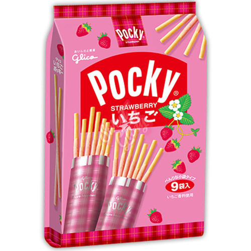 Glico Pocky Strawberry (Japan) 119g - 6ct
