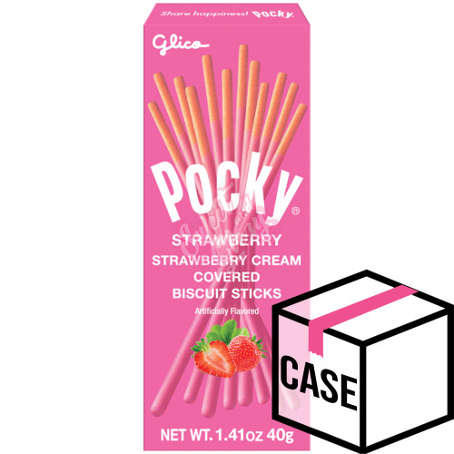 Pocky Strawberry (Japan) 40g - Case