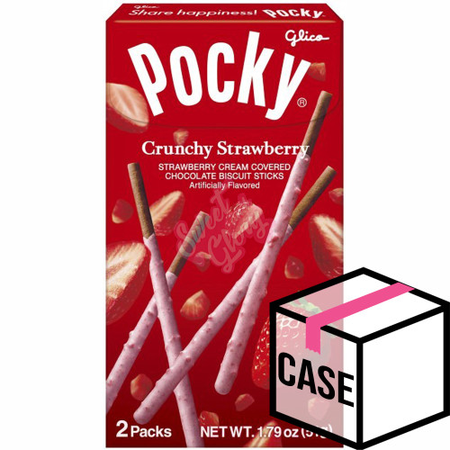 Pocky Crunchy Strawberry 51g - Case
