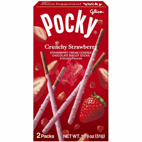 Pocky Crunchy Strawberry 51g - 10ct