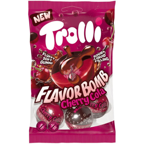 Trolli Flavor Bomb Cherry 75g - Case