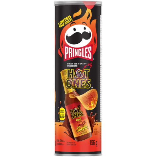Pringles Hot Ones Rojo (CAN) 156g - 14ct