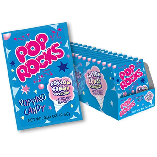 Pop Rocks Cotton Candy 9g - 24ct