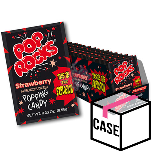 Pop Rocks Strawberry 9g - Case