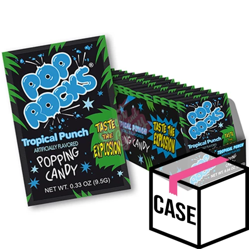 Pop Rocks Tropical Fruit Punch 9g - Case
