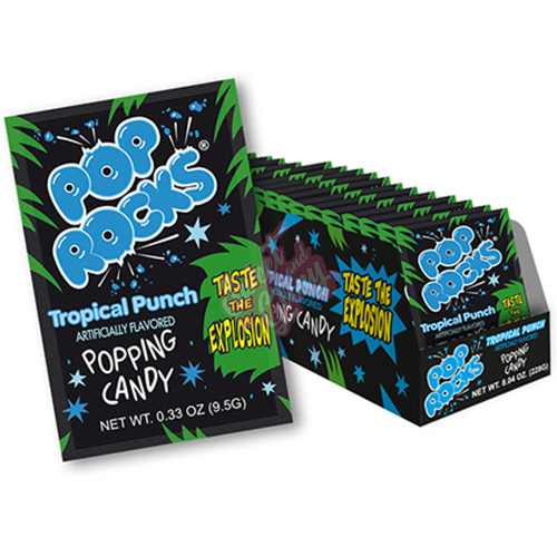 Pop Rocks Tropical Fruit Punch 9g - 24ct