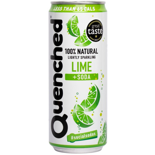 Quenched Lime & Soda 330ml - 24ct
