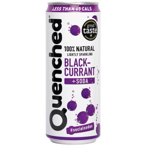 Quenched Blackcurrant & Soda 330ml - 24ct