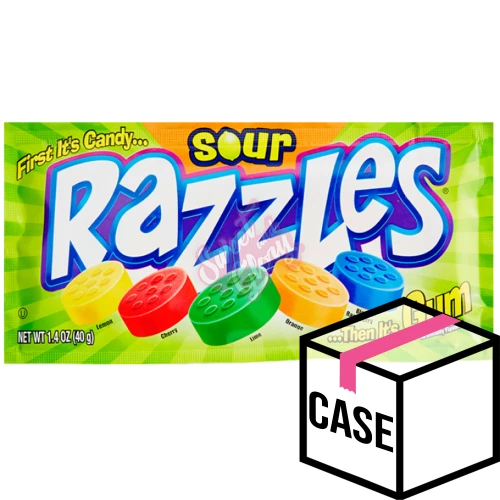 Razzles Sour 39g - Case