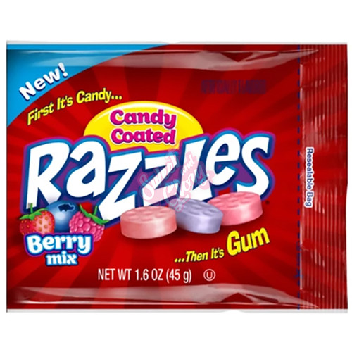Razzles Berry Mix 45g - 24ct