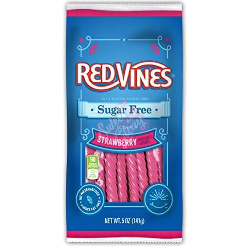 Redvines Sugar Free Strawberry Twists 141g - 12ct