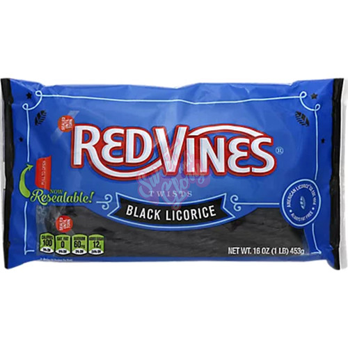 Redvines Black Licorice 454g - 12ct