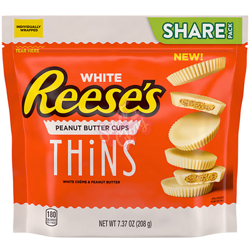 Reeseâ€™s White Peanut Butter Thins 209g - 8ct