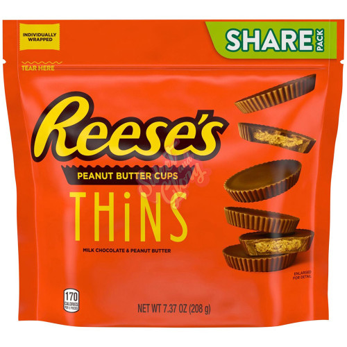 Reeseâ€™s Peanut Butter Thins 209g - 8ct