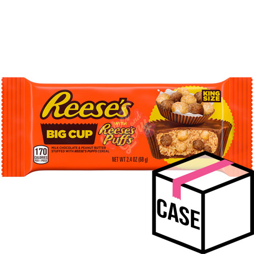 Reese's Big Cup with Reese's Puffs King Size 68g - Case