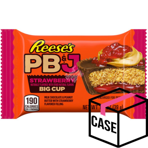 Reese's PB & J Strawberry Big Cup 39g - Case