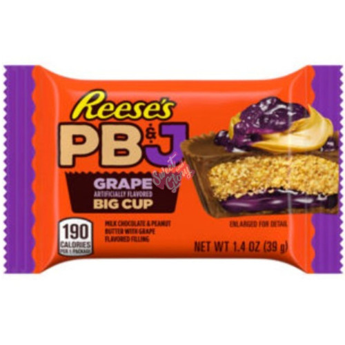 Reese's PB & J Grape Big Cup 39g - 16ct