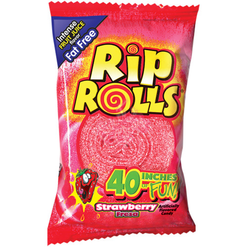 Rip Rolls Strawberry 39g - 24ct