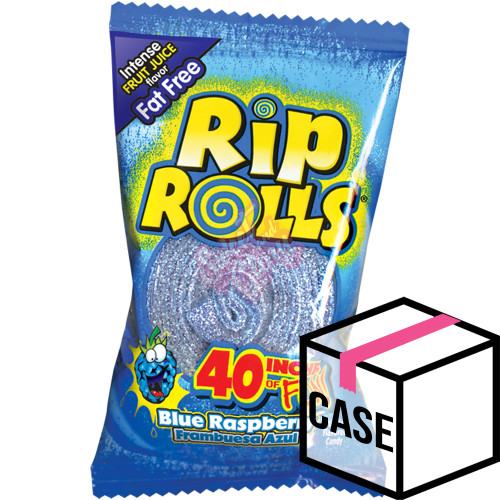 Rip Rolls Blue Raspberry 39g - Case