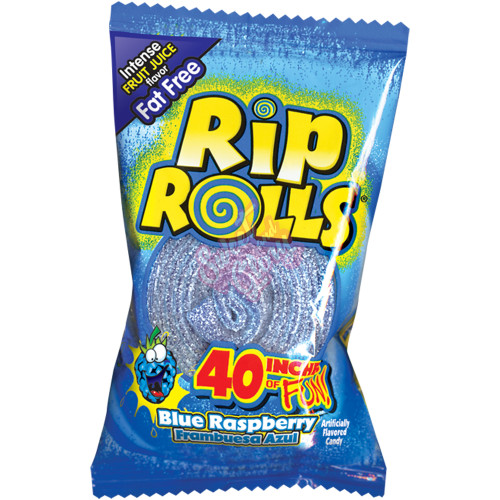 Rip Rolls Blue Raspberry 39g - 24ct