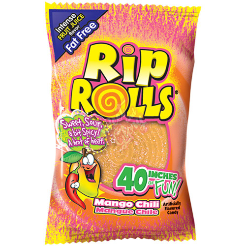 Rip Rolls Mango Chili 39g - 24ct