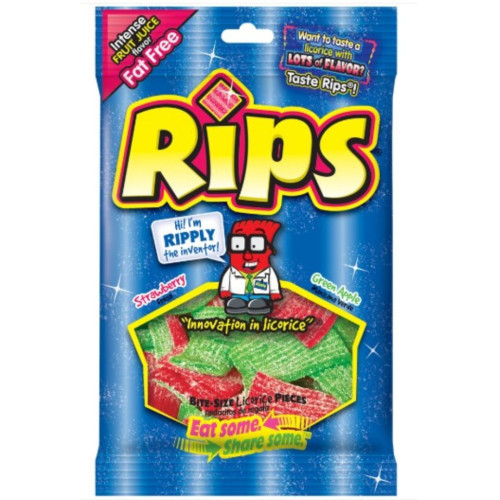 Rips Strawberry & Green Apple 113g - 12ct