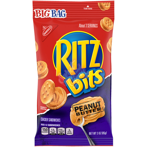 Ritz Bits Peanut Butter 85g - 12ct