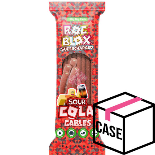 ROCBLOX Supercharged Sour Cola Cables 170g - Case