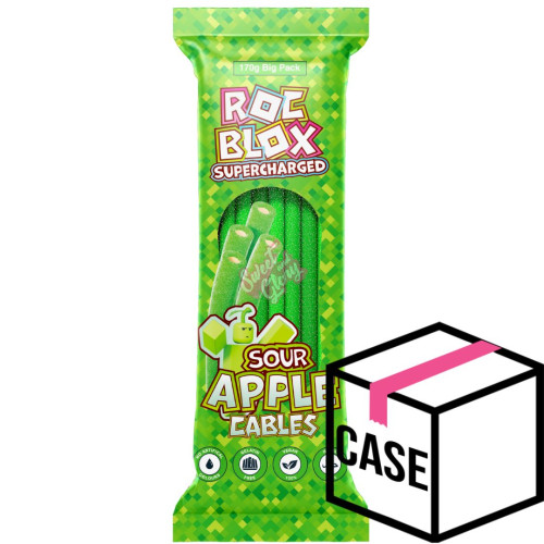 ROCBLOX Supercharged Sour Apple Cables 170g - Case
