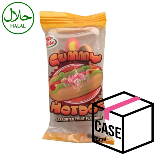 Gummy Hotdogs 9g - Case