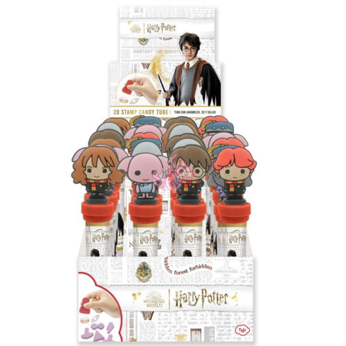 Harry Potter Stamp Candy Tube 8g - 24ct