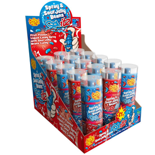 Spray and Sour Jelly Beans Splitz 37g - 15ct
