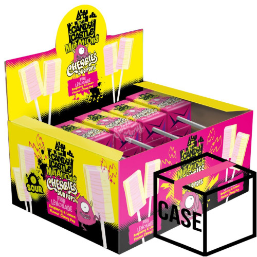 Chewbies Duo Pops Sour Pink Lemonade 10g - Case