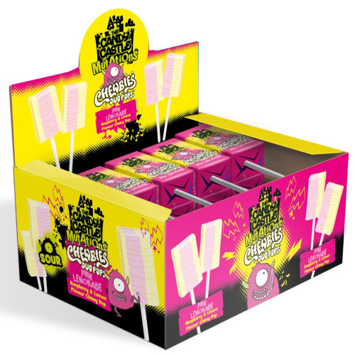 Chewbies Duo Pops Sour Pink Lemonade 10g - 30ct