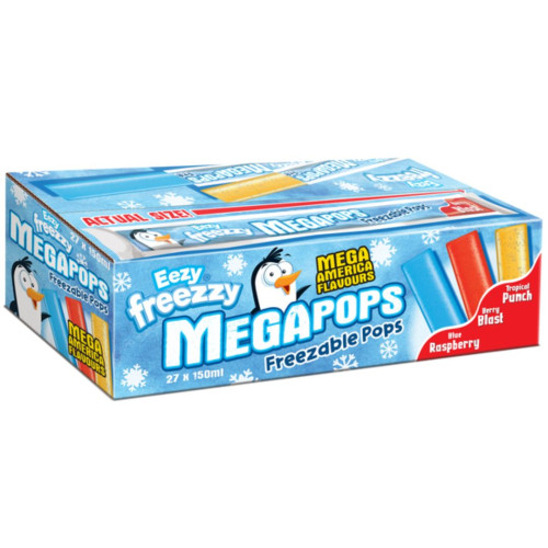 Eezy Freezy Megapops 150ml - 27ct