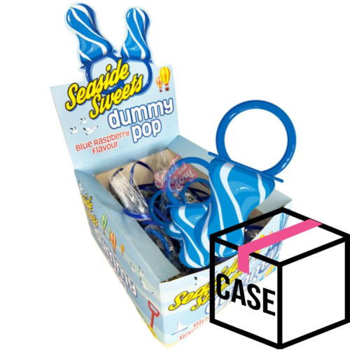 Seaside Dummy Pops Blue Raspberry 65g - Case