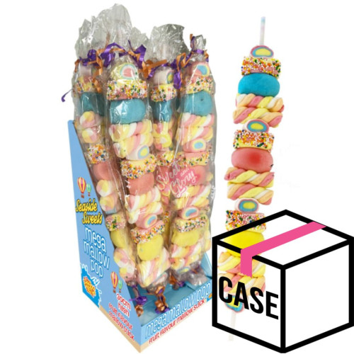 Seaside Mega Mallow Pops 100g - Case