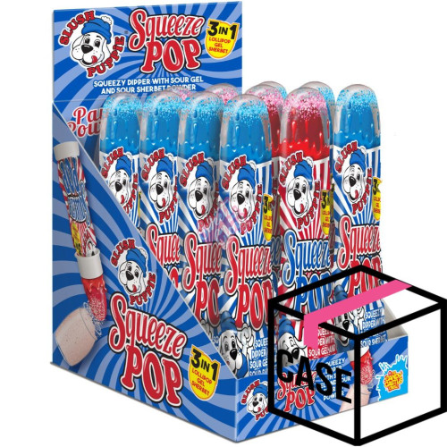 Slush Puppie Squeeze Pops 45g - Case