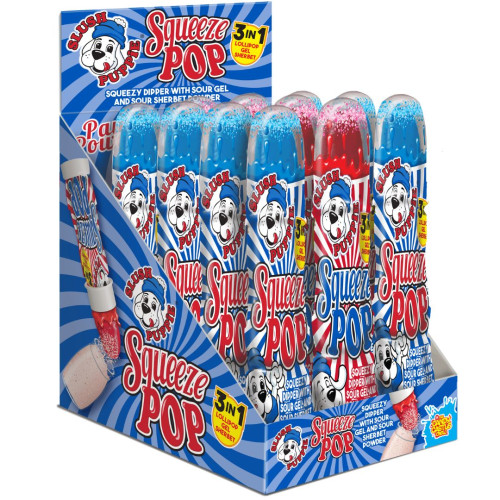 Slush Puppie Squeeze Pops 45g - 12ct