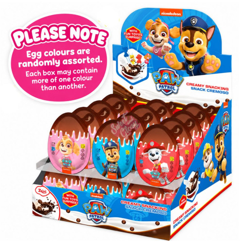 Paw Patrol Creamy Snacking Egg 18g - 24ct