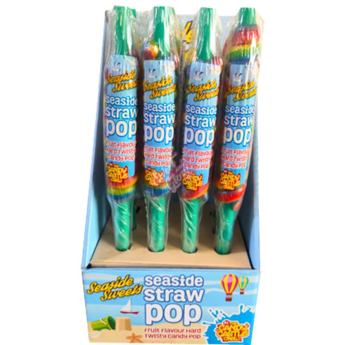 Seaside Straw Pop 42g - 12ct
