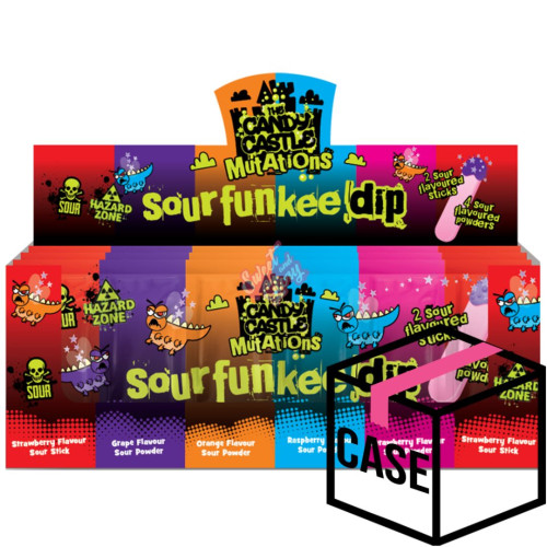 Candy Castle Mutations Sour Funkee Dip 40g - Case