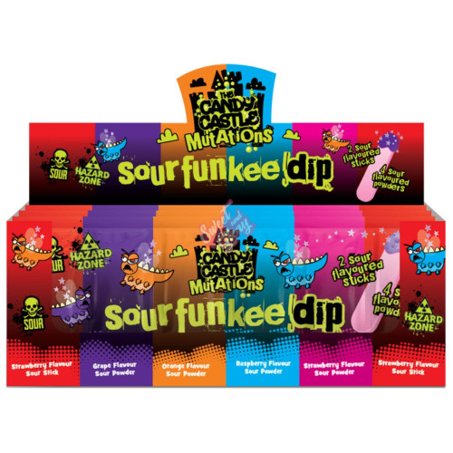 Candy Castle Mutations Sour Funkee Dip 40g - 24ct
