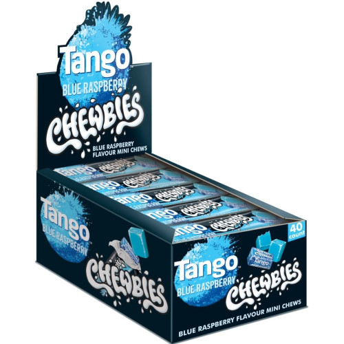 Tango Blue Raspberry Chewbies 30g - 40ct