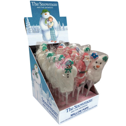 The Snowman & Snowdog Mallow Pops 40g - 24ct