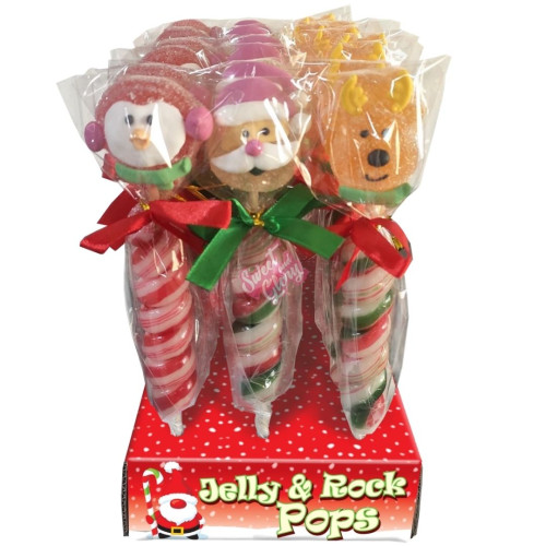 Jingle Rock Pops 60g - 12ct