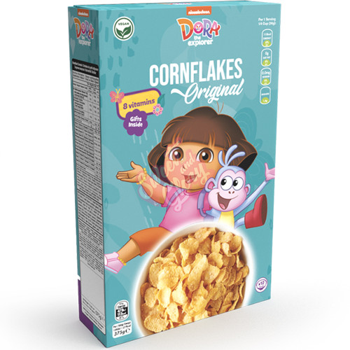 Nickelodeon Dora Cornflakes 375g - 12ct