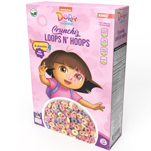 Nickelodeon Dora Loops n' Hoops 375g - 12ct
