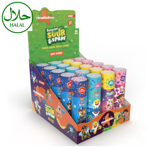 Nickelodeon Surprise Sour & Spray 40ml - 20ct