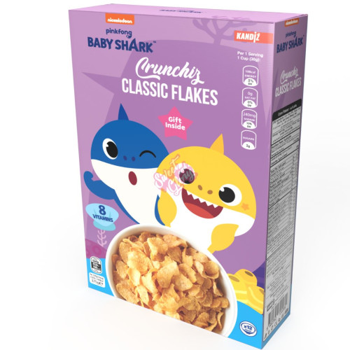 Nickelodeon Baby Shark Cornflakes 375g - 12ct